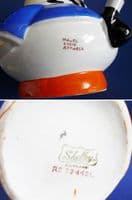 Shelley Mabel Lucie Attwell Animal Set - Duck Teapot, Rabbit Jug and Chicken Sugar Bowl c1930