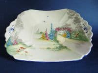 Shelley Queen Anne 'Archway of Roses' Cake Plate c1928