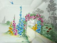 Shelley Queen Anne 'Archway of Roses' Cake Plate c1928