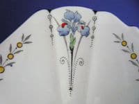 Shelley Queen Anne 'Blue Iris' Cake Plate c1928 (Sold)