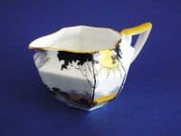 Shelley Queen Anne 'Sunrise and Tall Trees' Pattern 11678 Cream Jug c1930 (Sold)