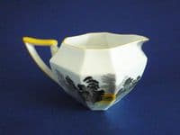 Shelley Queen Anne 'Sunrise and Tall Trees' Pattern 11678 Cream Jug c1930 (Sold)