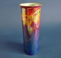 Shelley 'Rich Butterfly' Lustre Ware Vase by Walter Slater c1920