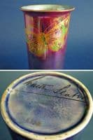 Shelley 'Rich Butterfly' Lustre Ware Vase by Walter Slater c1920