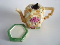 Small Beswick 'Sundial' Teapot and Stand c1937
