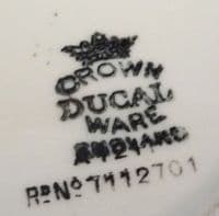 Small Crown Ducal 'Orange Tree' Preserve Pot c1925 (Sold)