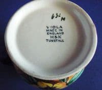 Small H & K Tunstall 'Viola' Art Deco Jug by R. Grocott c1935