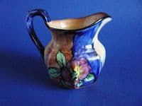 Small H & K Tunstall 'Viola' Octagonal Jug by R. Grocott c1935