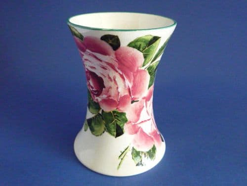 Small Wemyss Ware 'Cabbage Roses' Beaker Vase c1910