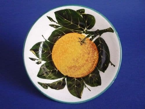 Small Wemyss Ware 'Oranges' Tea Plate c1900
