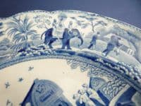 Spode 'Caramanian' Series 'Sarcophagi & Sepulchres at the Head of the Harbour at Cacamo' Dinner Plate c1810