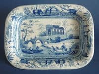 Spode 'Citadel nr Corinth' Caramanian Dish c1820 (Sold)
