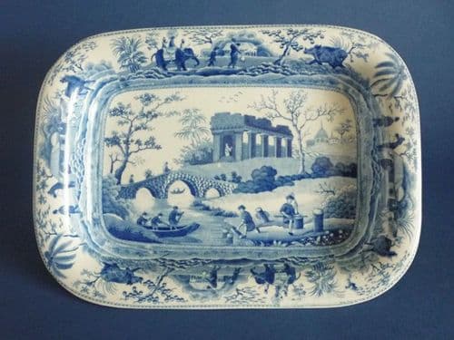 Spode 'Citadel nr Corinth' Caramanian Dish c1820 (Sold)