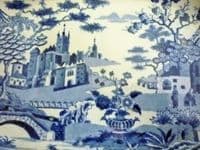 Spode 'Gothic Castle' Pattern Small Platter c1815 (Sold)