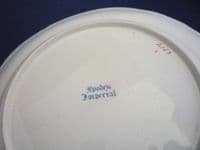 Spode's Imperial 'Blue Rose' Dessert Plate c1825