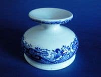 Staffordshire Willow Pattern Open Salt Cellar c1840
