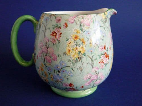 Stunning Large Shelley Pottery 'Melody' Chintz Jug c1935 (Sold)