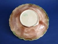 Stunning Majolica Overlapping Maple Leaf Plate c1880 #2