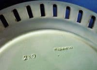 Stunning Wedgwood Majolica 'Email Ombrant' Reticulated Plate c1871