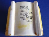 Superb Clarice Cliff Bizarre 'Delecia Pansies' Bon Jour Preserve Pot c1933 (Sold)