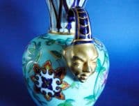 Superb Crown Derby Aesthetic Movement 'Cloisonne' Vase c1878 (Sold)