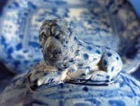 Superb Early John and William Ridgway 'Angus Seats' Pattern Sauce Tureen & Stand c1815