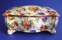 Superb Grimwades Royal Winton 'Evesham' Chintz Candy Box c1950 (Sold)