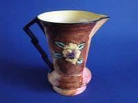 Superb H & K Tunstall 'Viola' Art Deco Jug by R. Grocott c1935 (Sold)