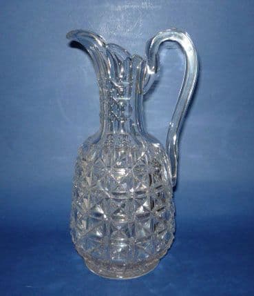 Superb Heavy Cut Glass Victorian Claret Jug c1840 (Sold)