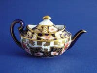 Superb Royal Crown Derby 'Imari Witches' Pattern 6299 Miniature Teapot c1907