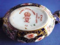 Superb Royal Crown Derby 'Imari Witches' Pattern 6299 Miniature Teapot c1907