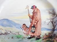 Superb Royal Doulton 'Cotswold Shepherd' Series Ware Dorothy Plate D5561 c1936