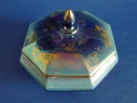 Superb Shelley 'Butterfly' Blue Lustre Ware Powder Bowl c1925 (Sold)