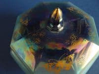 Superb Shelley 'Butterfly' Blue Lustre Ware Powder Bowl c1925 (Sold)