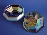 Superb Shelley 'Butterfly' Blue Lustre Ware Powder Bowl c1925 (Sold)