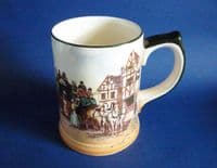 Superb Vintage Royal Doulton Series Ware 'Old English Coaching Scenes' Stein Tankard D6393 c1955