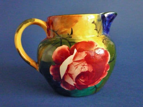 Superb Wemyss Ware Jazzy 'Cabbage Roses' Jug c1925