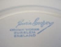 Susie Cooper Crown Works 'Crayon Scroll' Plate #2 c1936