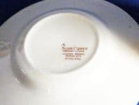 Susie Cooper Crown Works Green 'Dresden Spray' Coffee Can and Saucer c1938