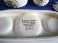 Susie Cooper Crown Works Pottery Green 'Gardenia' Cruet c1950
