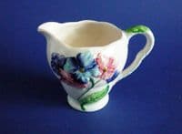 Unusual Carlton Ware Blue 'Hydrangea' Jug