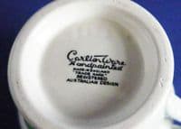 Unusual Carlton Ware Blue 'Hydrangea' Jug