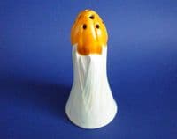 Unusual Carlton Ware Orange 'Tulip' Art Deco Sugar Shaker c1935