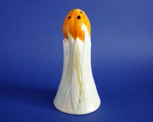 Unusual Carlton Ware Orange 'Tulip' Art Deco Sugar Shaker c1935