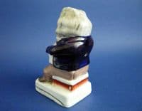 Unusual early Victorian Staffordshire Pottery Figure 'The Snuff Taker' c1840