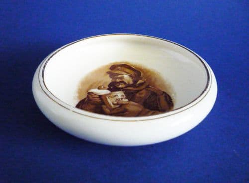 Unusual Grimwade's WW1 Bruce Bairnsfather 'When the 'ell is it goin' to be strawberry?' Bowl c1920