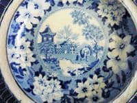 Unusual John Rogers 'Elephant' Pattern Arcaded Dessert Dish c1815 (Sold)