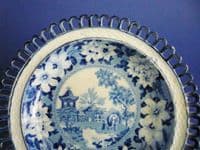 Unusual John Rogers 'Elephant' Pattern Arcaded Dessert Dish c1815 (Sold)