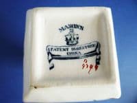 Unusual Mason's Patent Ironstone China 'Blue Pheasant' Vase c1880