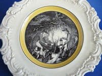 Unusual Royal Doulton Series Ware Hunting Plate c1910